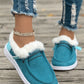 Women's casual shoes with plush and fuzzy cotton shoes