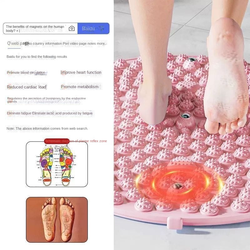 Pressure Board Super Slow Running Foot Massage Mat In-Place Running Foot Pad Toe Pressure Board Pink Massage Mat Car Foot Mat