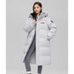 Over-the-Knee Hooded Mid-Length Cotton Coat for Men and Women, Loose, Thick, Warm, Couple's Cotton Jacket Outerwear