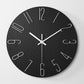 12 Inch 30CM Plastic Wall Clock Without Glass Luxury Decorative Spanish Style Wall Clock