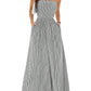 Fashion Chic Sexy Strapless Pocket Long Dress for Women