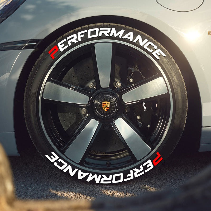 Car tire letter sticker DIY sticker personalized modification sticker 3D three-dimensional integrated tire sticker