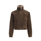 Melad Plush Collar Cotton Jacket for Women