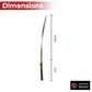Floral Symphony Handmade Katana