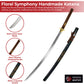 Floral Symphony Handmade Katana