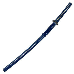 Frost Bloom Porcelain Blue Hand Forged Katana