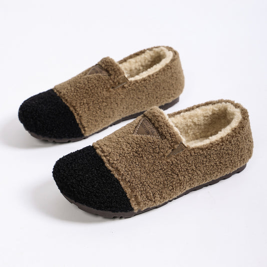 Winter women's warm short shoes