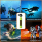 TUDIVING-0.5L Scuba Diving Tank Set,Mini Oxygen Cylinder with Full Face Snorkel Mask,Portable Travel Diving Kit for Scuba Diving