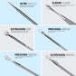 5-Pieces Set- BlackHead Remover Kit Pimple Comedone Extractor Tool Set