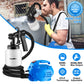 800ML Paint Spray Painter 650W Paint Sprayer Machine 800ML Per Min Output HVLP Oil Primer Water Sprayer With 3 Spraying Patterns Motor Strap Detachable Container For Spring Home Garden Decoration
