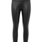 Black Faux Leather High Waist Leggings