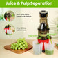 1Pc Cold Press Juicer Machine 300W Electric Slow Masticating Juicer For Whole Vegetable And Fruit With Reverse Function 2 Containers Cleaning Brush Clear Marks Easy Cleaning Fedex Shipping