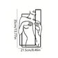 Girly Body Line Silhouette Wall Decoration