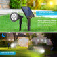 1Pc Solar Powered Spotlight Outdoor Dusk To Dawn Light IP65 Waterproof For Wall Path Lawn Garden Lamp Waterproof